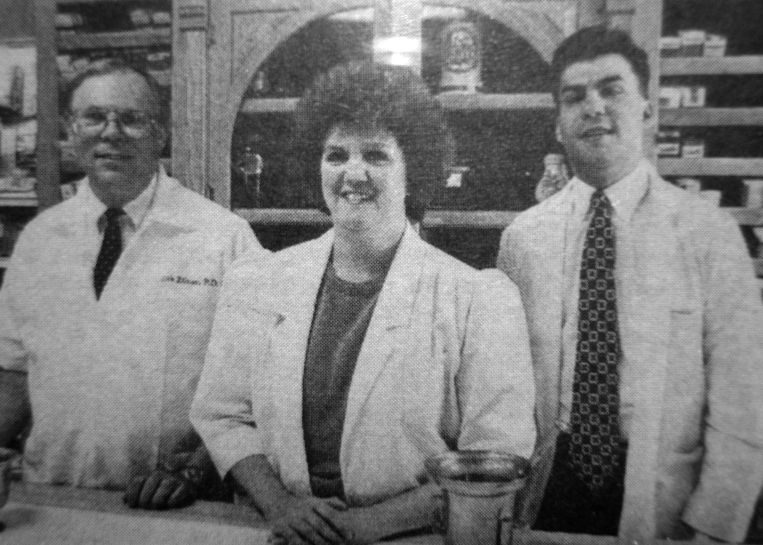 Joan, Gib, and Mark Zilner old photo